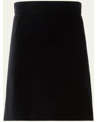 Akris Punto - Cotton Corduroy A-Line Mini Skirt - Lyst