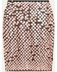 Zankov - Yumi Sequined Mesh Skirt - Lyst
