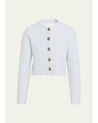 Brandon Maxwell - Ryder Wool Knit Crop Jacket - Lyst
