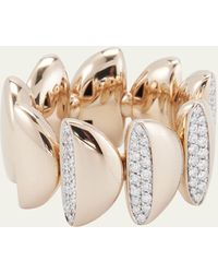 Vhernier - 18k White Gold Eclisse Endless Diamond Ring - Lyst