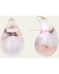 Bottega Veneta - Resin Sterling Silver Drop Earrings - Lyst