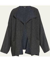 Eskandar - Mid Plus Wool Short Jacket - Lyst