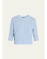 Marc Jacobs - Open Back Bow Cable Sweater - Lyst