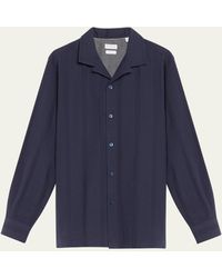 Brunello Cucinelli - Seersucker Stripe Casual Button-down Shirt - Lyst