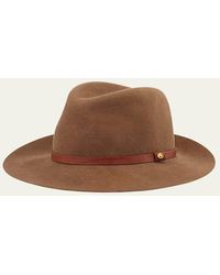 Rag & Bone - Floppy Brim Wool Fedora Hat - Lyst
