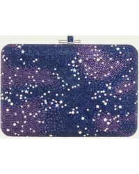 Judith Leiber - Slim Slide Galaxy Clutch With Removable Shoulder Chain - Lyst