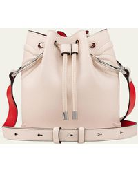 Christian Louboutin - By My Side Bucket Bag In Leather With Cl Logo - Lyst