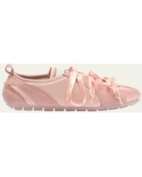 Simone Rocha - Ribbon-Tie Ballerina Sneakers - Lyst