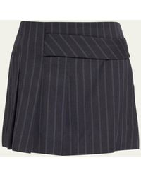 WE-AR4 - The Collegiate Mini Skirt - Lyst
