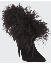 nina feather booties