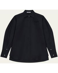 Givenchy - Oversized Button-Down Cocoon Shirt - Lyst