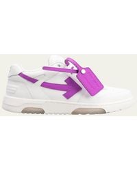 Off-White c/o Virgil Abloh - Out Of Office Arrow Leather Trainer Sneakers - Lyst