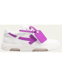 Off-White c/o Virgil Abloh - Out Of Office Arrow Leather Trainer Sneakers - Lyst