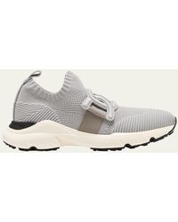 Tod's - Stretch Knit Trainer Sneakers - Lyst