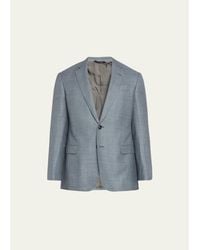 Giorgio Armani - Textured Wool-Blend Dinner Jacket - Lyst