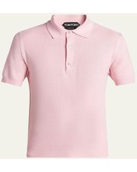Tom Ford - Classic-Fit Cotton Pique Polo Shirt - Lyst