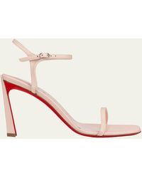 Christian Louboutin - Condora Ankle-strap Red Sole Sandals - Lyst