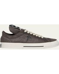 Rick Owens - X Converse Onestr Calf Hair Low-Top Sneakers - Lyst