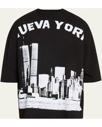 Willy Chavarria - Nuevo York Skyline Boxy T-shirt - Lyst