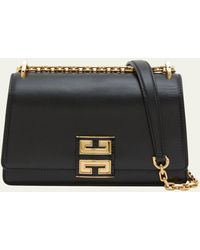 Givenchy - Small 4g Shoulder Bag In Leather With Sliding Chain Strap - Lyst