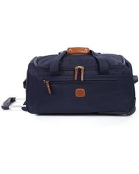 Bric's Navy X-bag 21" Carry-on Rolling Duffel Luggage - Blue