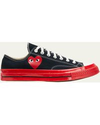 COMME DES GARÇONS PLAY - X Converse Red Sole Canvas Low-top Sneakers - Lyst