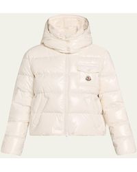 Moncler - Andro Shiny Down Jacket With Removable Hood - Lyst