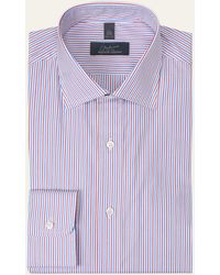 Bergdorf Goodman - Cotton Multi-stripe Dress Shirt - Lyst