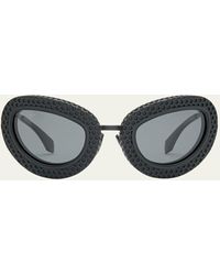 Off-White c/o Virgil Abloh - Tokyo Acetate & Metal Alloy Cat-eye Sunglasses - Lyst