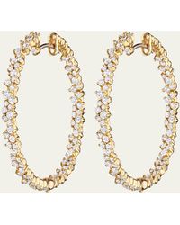 Paul Morelli - 18k Gold Diamond Confetti Hoop Earrings - Lyst