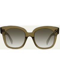 Celine - Square Gradient Acetate Sunglasses - Lyst