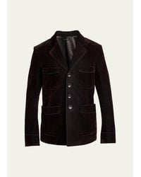 Tom Ford - Wool Patch Pocket Single-Breasted Blazer - Lyst