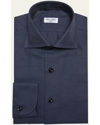 Cesare Attolini - Cotton-cashmere Dress Shirt - Lyst