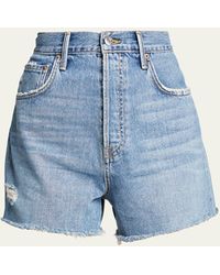 GRLFRND - Jules Super High-rise Vintage Cutoff Shorts - Lyst