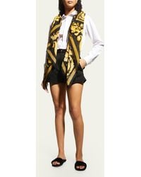 Versace - Barocco-print Cashmere-blend Scarf - Lyst