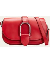 Ralph Lauren Collection - Welington Flap Leather Shoulder Bag - Lyst
