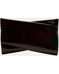 Christian Louboutin - Loubitwist Small Clutch In Patent Leather - Lyst