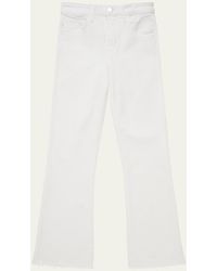 L'Agence - Kendra High-rise Crop Flare Jeans - Lyst