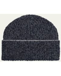 Brunello Cucinelli - Wool And Cashmere Mouline Beanie Hat - Lyst