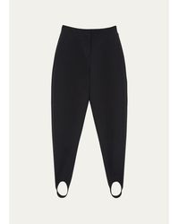 Loewe - Wool Stirrup Trousers - Lyst
