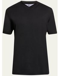 Brunello Cucinelli - Basic-fit V-neck T-shirt - Lyst