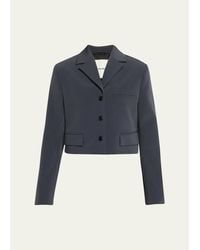 Nanushka - Sinead Cropped Tailored Jacket - Lyst