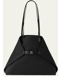 Akris - Ai Medium Techno Fabric Shoulder Bag, Black - Lyst