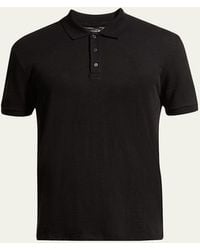 Vince - Classic Slub Cotton Polo Shirt - Lyst