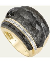 Stephen Webster - 18k Yellow Gold Ch2 Statement Ring With Obsidian Crystal Haze And Diamonds - Lyst