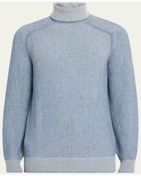 Sease - Dinghy Roll Cashmere Rib Turtleneck Sweater - Lyst