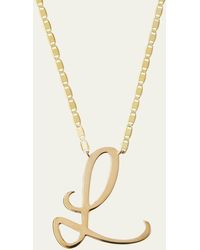 Lana Jewelry - 14k Malibu Initial Necklace - Lyst