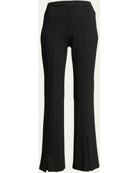 Theory - Demitria Flare Double-knit Vented Pants - Lyst