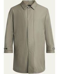 Brioni - Silk Cloud Button-Front Car Coat - Lyst