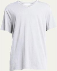 Vince - Short-sleeve V-neck Jersey T-shirt - Lyst